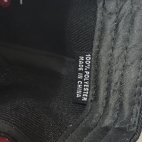 Original Cali Burgundy & Black Snapback Embroidered Cap Unisex Hat - Picture 8 of 9